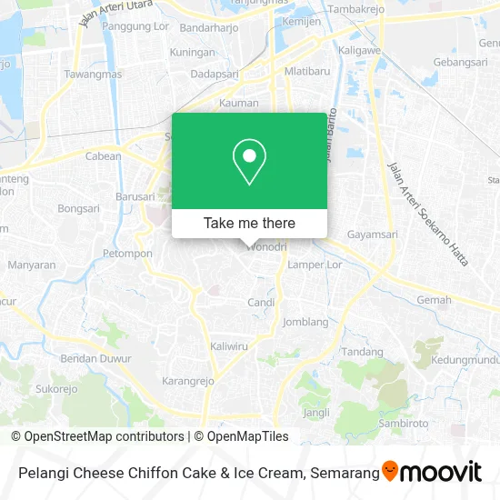 Pelangi Cheese Chiffon Cake & Ice Cream map