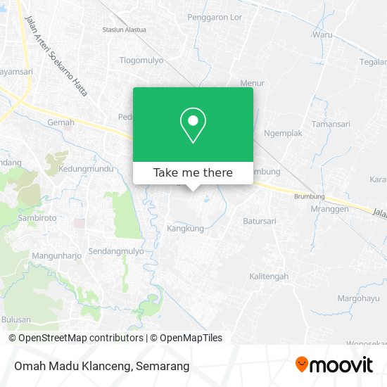 Omah Madu Klanceng map