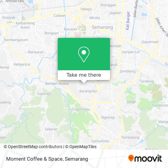 Moment Coffee & Space map