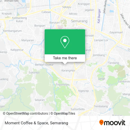 Moment Coffee & Space map