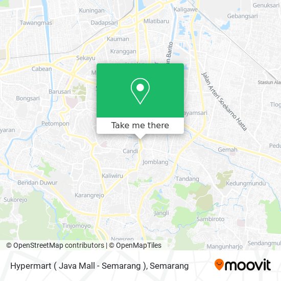 Hypermart ( Java Mall - Semarang ) map