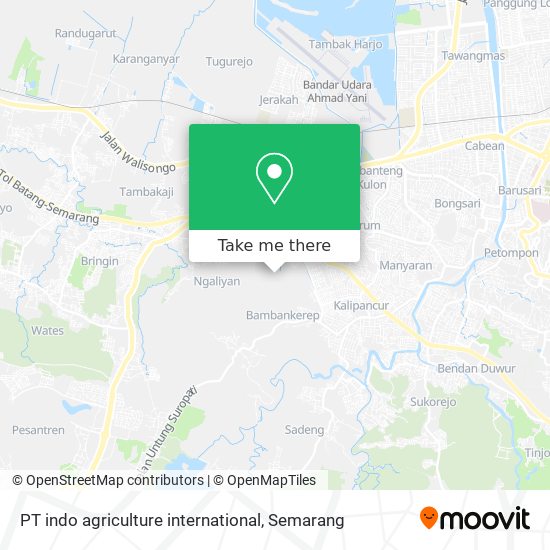 PT indo agriculture international map
