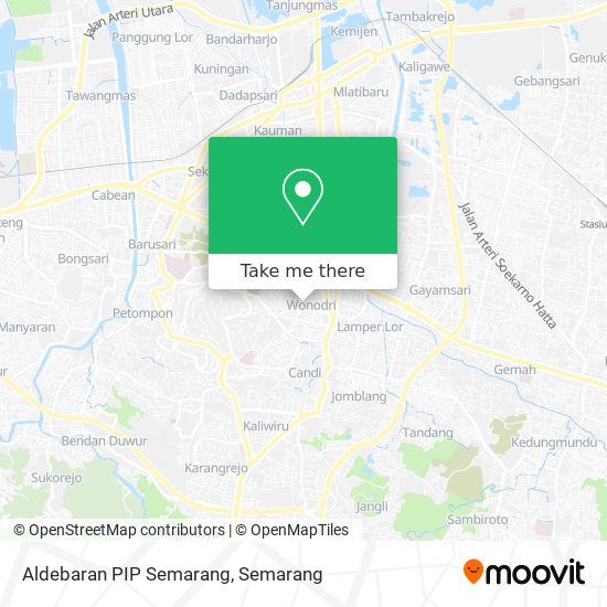 Aldebaran PIP Semarang map