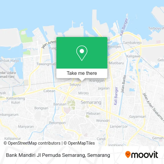 Bank Mandiri Jl Pemuda Semarang map