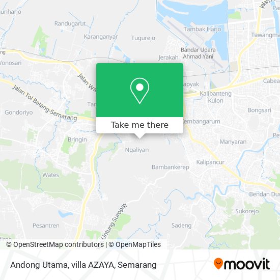 Andong Utama, villa AZAYA map