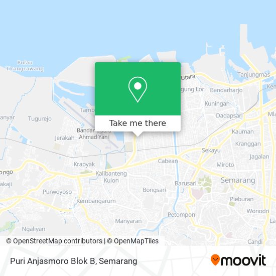 Puri Anjasmoro Blok B map