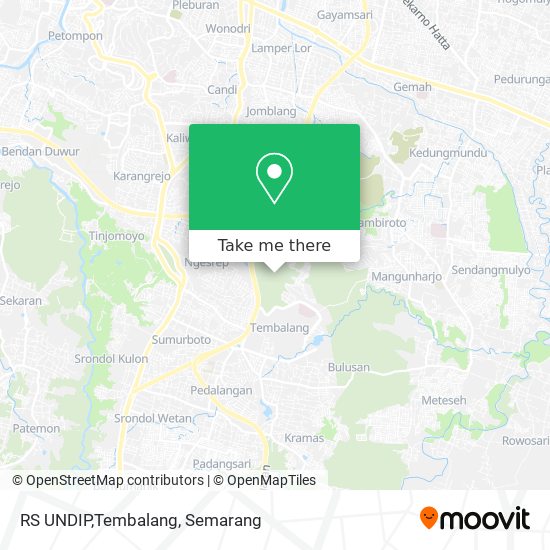 RS UNDIP,Tembalang map