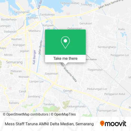 Mess Staff Taruna AMNI Delta Median map