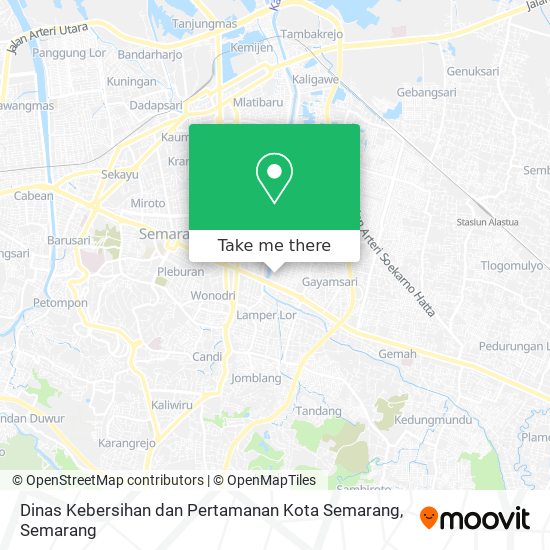 Dinas Kebersihan dan Pertamanan Kota Semarang map