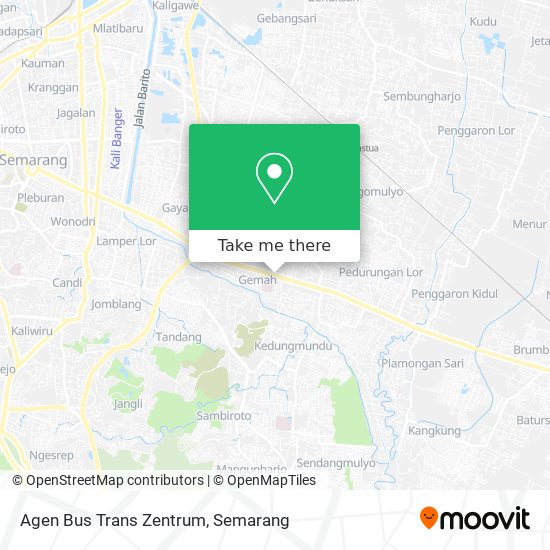 Agen Bus Trans Zentrum map