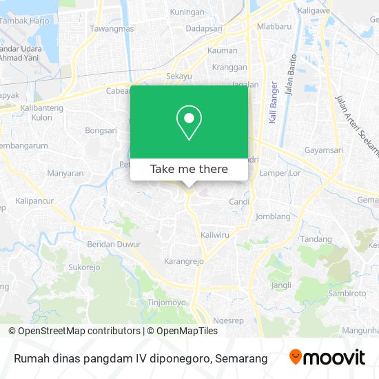 Rumah dinas pangdam IV diponegoro map