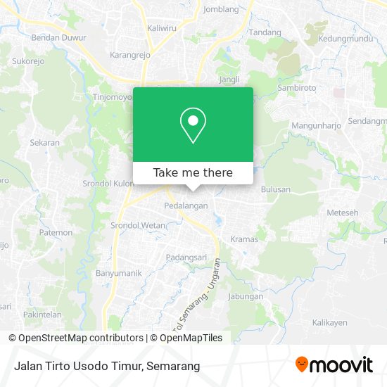 Jalan Tirto Usodo Timur map