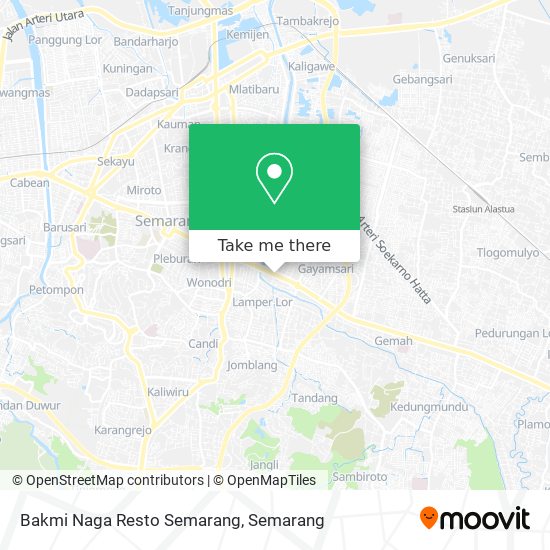 Bakmi Naga Resto Semarang map