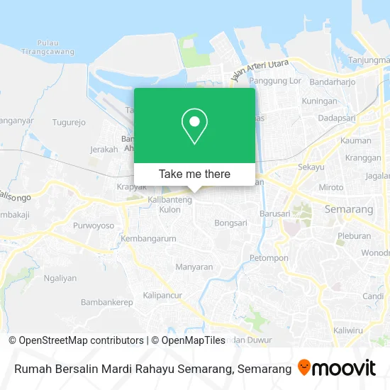 Rumah Bersalin Mardi Rahayu Semarang map
