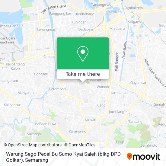Warung Sego Pecel Bu Sumo Kyai Saleh (blkg DPD Golkar) map