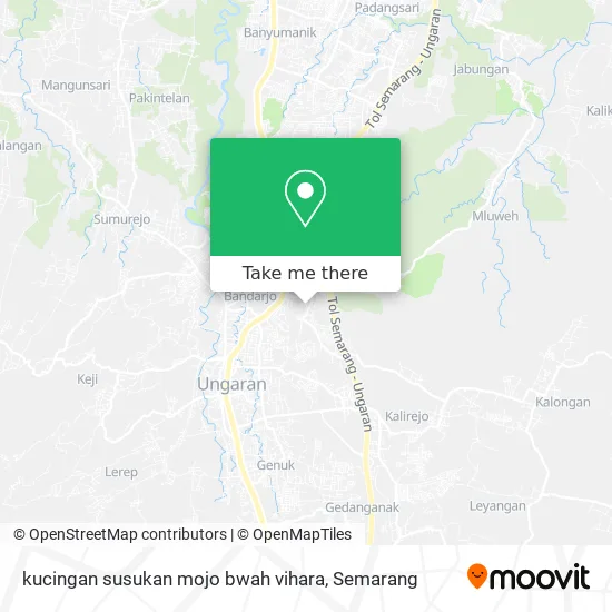 kucingan susukan mojo bwah vihara map