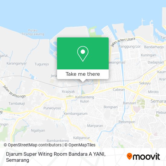 Djarum Super Witing Room Bandara A YANI map