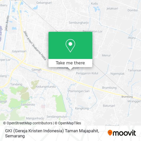 GKI (Gereja Kristen Indonesia) Taman Majapahit map