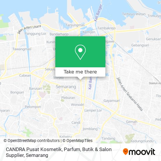 CANDRA Pusat Kosmetik, Parfum, Butik & Salon Supplier map