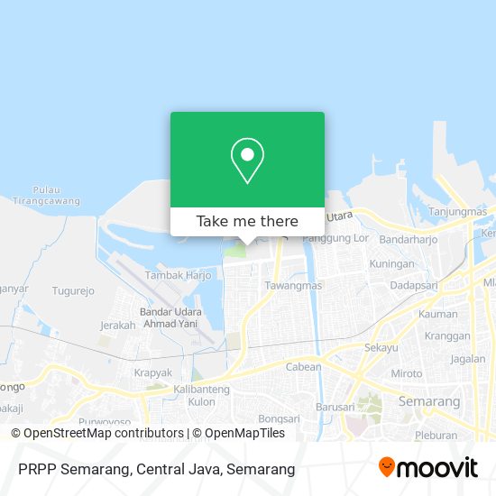 PRPP Semarang, Central Java map