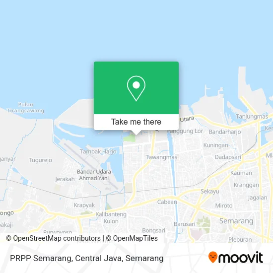 PRPP Semarang, Central Java map