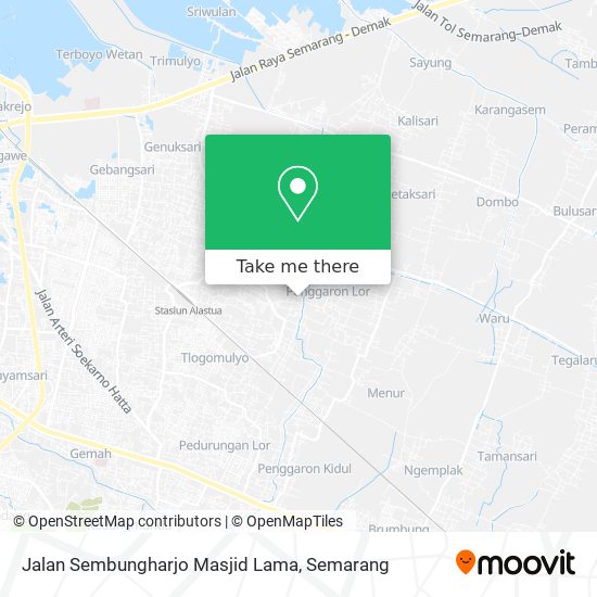 Jalan Sembungharjo Masjid Lama map