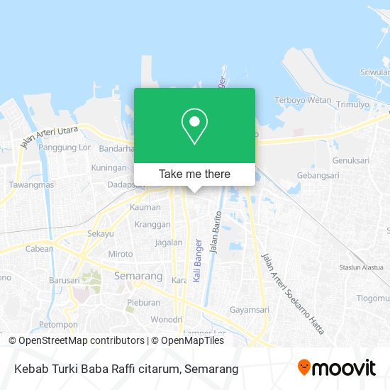 Kebab Turki Baba Raffi citarum map