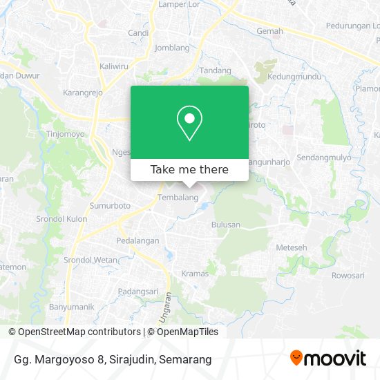 Gg. Margoyoso 8, Sirajudin map
