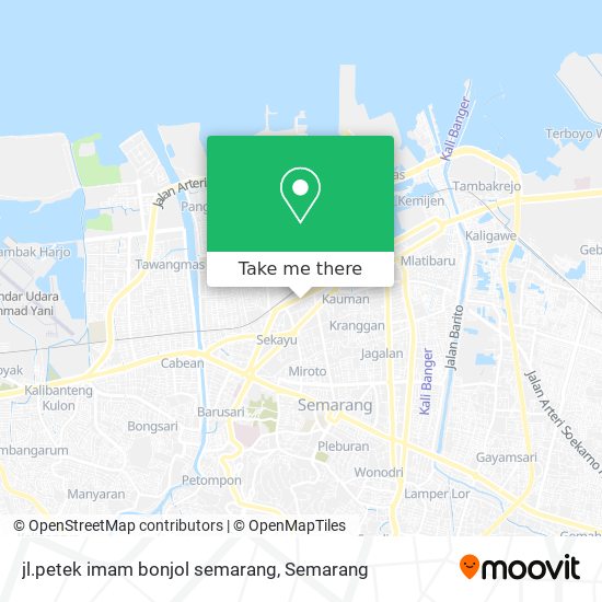 jl.petek imam bonjol semarang map