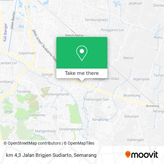 km 4,3 Jalan Brigjen Sudiarto map