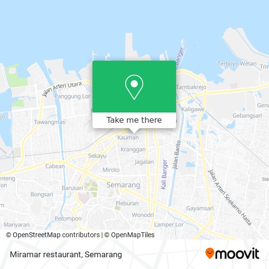 Miramar restaurant map