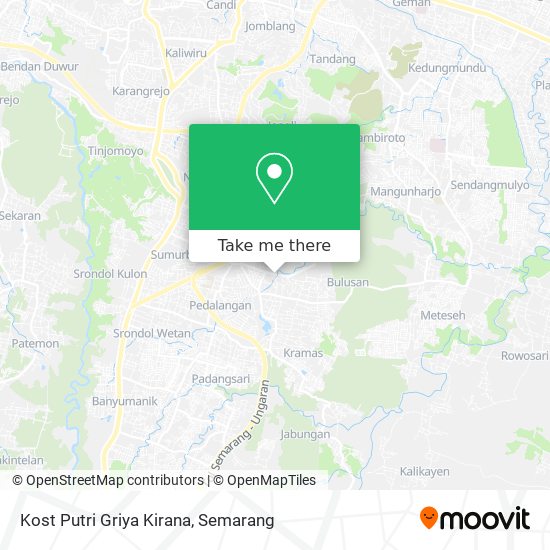 Kost Putri Griya Kirana map