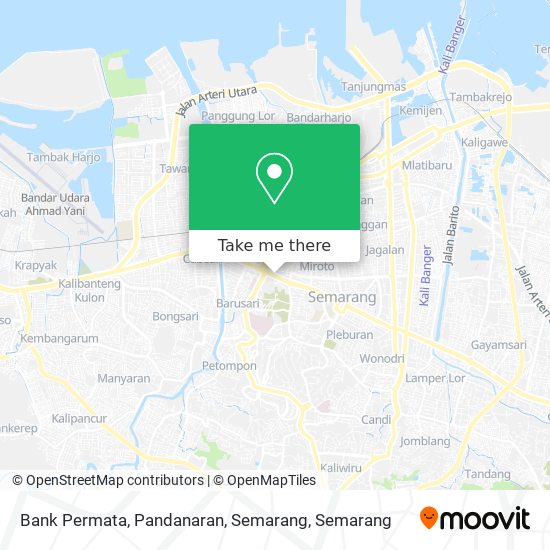 Bank Permata, Pandanaran, Semarang map