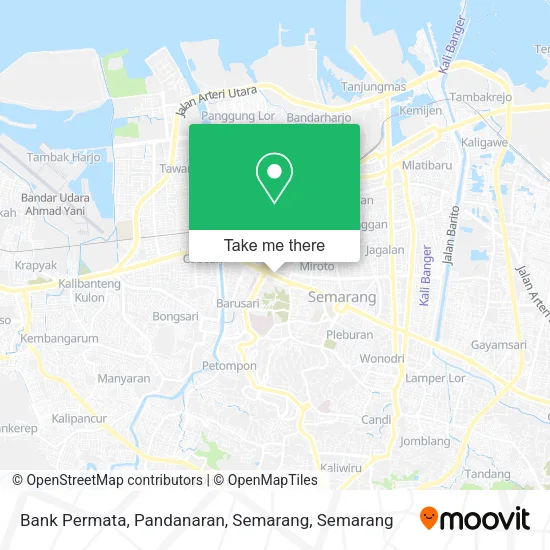 Bank Permata, Pandanaran, Semarang map