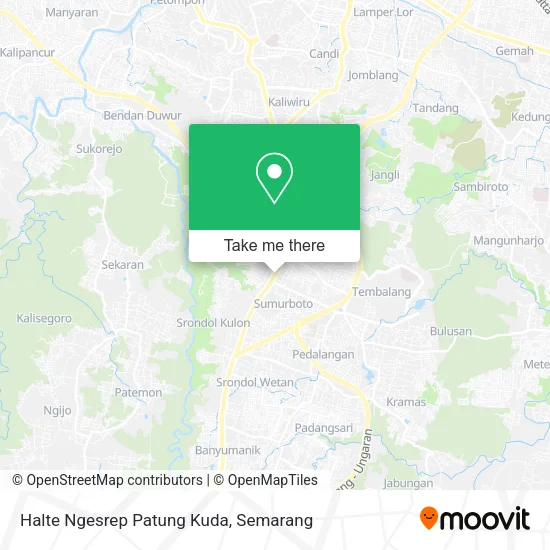 Halte Ngesrep Patung Kuda map