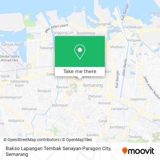 Bakso Lapangan Tembak Senayan-Paragon City map