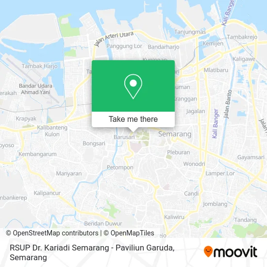 RSUP Dr. Kariadi Semarang - Paviliun Garuda map