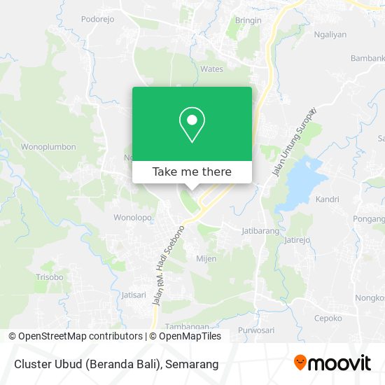 Cluster Ubud (Beranda Bali) map