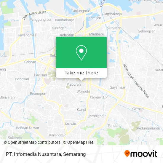 PT. Infomedia Nusantara map