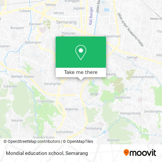 Mondial education school map