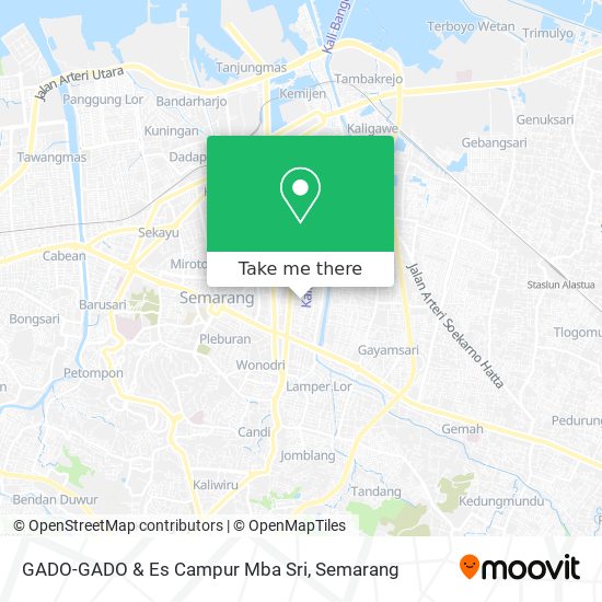 GADO-GADO & Es Campur Mba Sri map