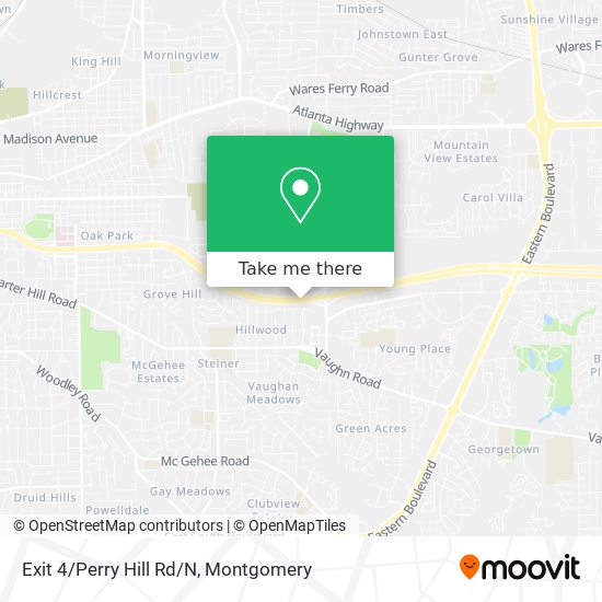 Exit 4/Perry Hill Rd/N map