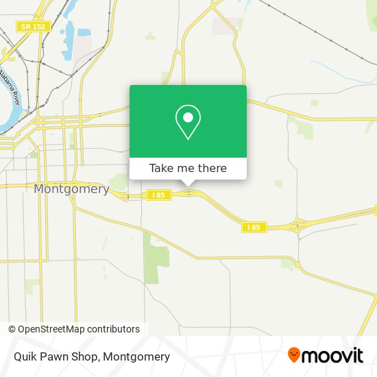 Mapa de Quik Pawn Shop
