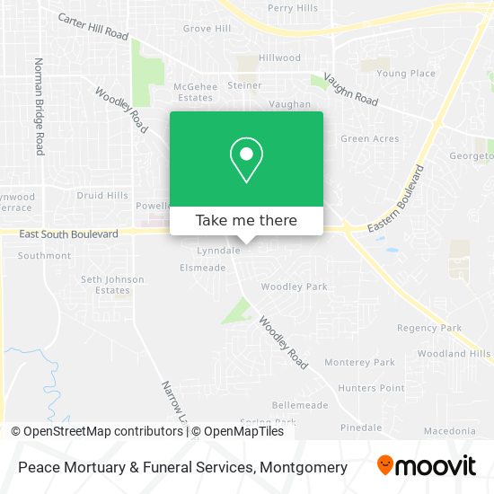 Mapa de Peace Mortuary & Funeral Services