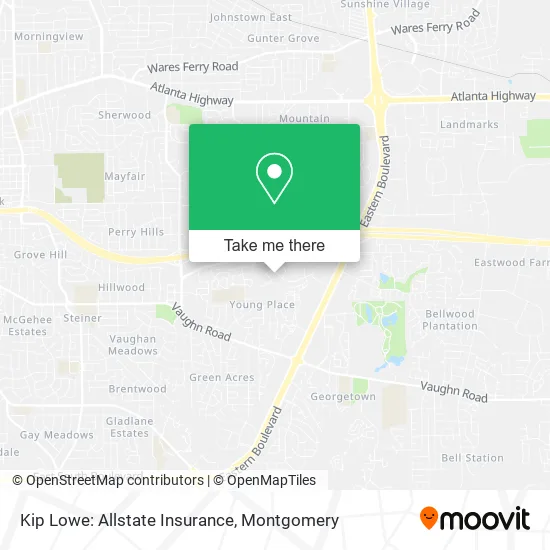 Kip Lowe: Allstate Insurance map