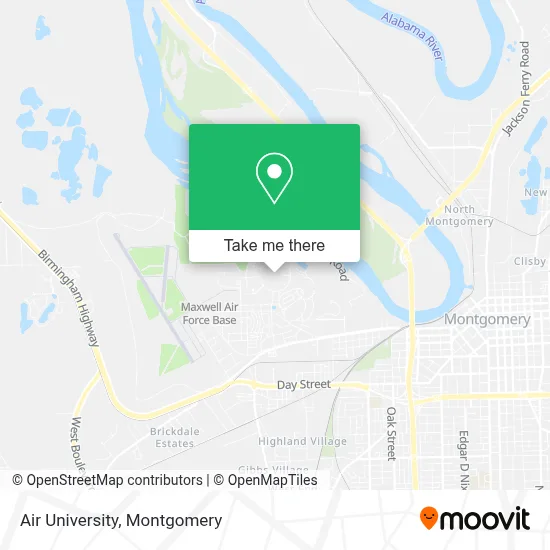 Air University map