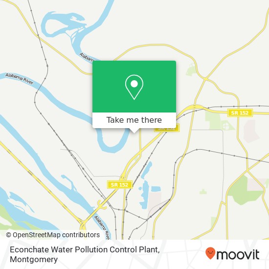 Econchate Water Pollution Control Plant map