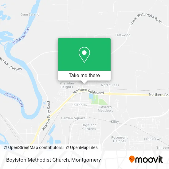 Boylston Methodist Church map
