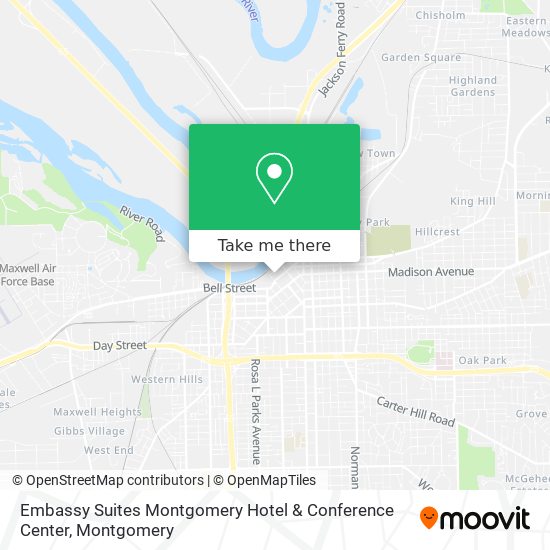 Embassy Suites Montgomery Hotel & Conference Center map