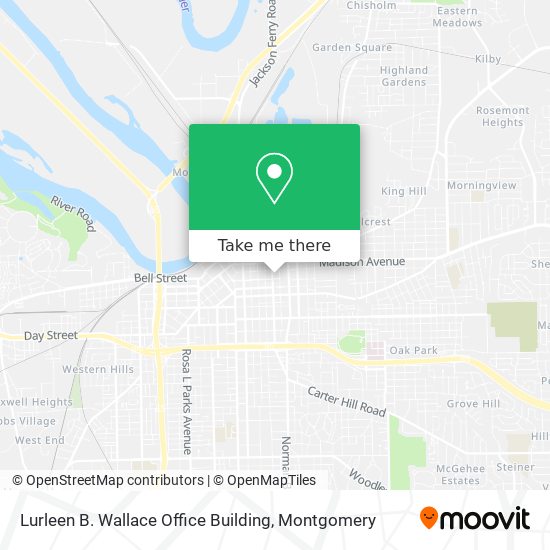 Lurleen B. Wallace Office Building map